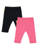 Steiff 2-delige set: leggings roze/zwart