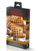 Tefal 2er-Set: Herzwaffel-Platten "XA8006" in Schwarz