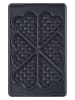 Tefal 2er-Set: Herzwaffel-Platten "XA8006" in Schwarz