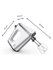 Krups Handmixer "3 Mix 9000" met accessoires zilverkleurig