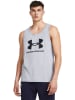 Under Armour Top "Sportstyle" w kolorze szarym