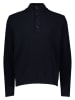 Maerz Muenchen Wollpullover in Dunkelblau