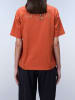 Napapijri Koszulka "Bise" w kolorze pomarańczowym