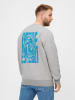 Derbe Sweatshirt in Grau/ Hellblau