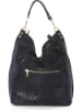 Mia Tomazzi Leren shopper "Niguarda" donkerblauw - (B)42 x (H)38 x (D)17 cm
