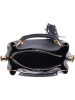 Mia Tomazzi Leren handtas "Garda" zwart - (B)26 x (H)21 x (D)13 cm