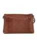 Mia Tomazzi Leder-Umhängetasche ''Navigli'' in Braun - (B)22 x (H)15 x (T)4 cm