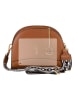 Mia Tomazzi Skórzana torebka "Marghera" w kolorze jasnobrązowym - 26 x 20 x 8 cm