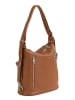 Mia Tomazzi Skórzany plecak "Giulianova" w kolorze jasnobrązowym - 28 x 29 x 12 cm