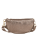 Mia Tomazzi Leder-Brustbeutel "Perugino" in Bronze - (B)23 x (H)13 x (T)2 cm