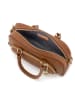 Mia Tomazzi Leder-Henkeltasche "Barellai" in Hellbraun - (B)29 x (H)13 x (T)9 cm