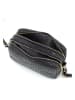 Mia Tomazzi Leren schoudertas "Zavatti" zwart - (B)23 x (H)16 x (D)11 cm