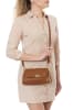 Mia Tomazzi Leder-Umhängetasche ''Berbera'' in Hellbraun - (B)27 x (H)16 x (T)8 cm
