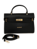 Mia Tomazzi Henkeltasche "Tazzoli" in Schwarz - (B)27 x (H)19 x (T)11 cm