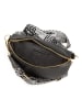 Lia Biassoni Leder-Umhängetasche "Irpino" in Schwarz - (B)23 x (H)12 x (T)2 cm