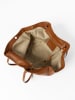 Lia Biassoni Leder-Shopper in Hellbraun - (B)60 x (H)33 x (T)15 cm
