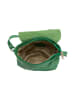 Lia Biassoni Leren schoudertas "Mella" groen - (B)24 x (H)20 x (D)9 cm