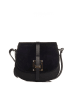 Lia Biassoni Leren schoudertas "Adda" zwart - (B)23 x (H)20 x (D)6 cm