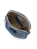 Lia Biassoni Leder-Handytasche "Paglia" in Blau - (B)15 x (H)20 x (T)1 cm