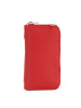Lia Biassoni Leder-Handytasche "Cerca" in Rot - (B)11 x (H)19 x (T)4 cm