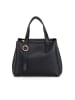 Lia Biassoni Leder-Henkeltasche "Verney" in Schwarz - (B)28 x (H)21 x (T)12 cm