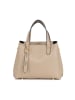 Lia Biassoni Leren handtas "Verney" taupe - (B)28 x (H)21 x (D)12 cm