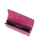 Lia Biassoni Leder-Umhängetasche in Pink - (B)24 x (H)15 x (T)4 cm