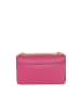 Lia Biassoni Leder-Umhängetasche in Pink - (B)24 x (H)15 x (T)4 cm