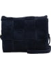 Mia Tomazzi Skórzana torebka "Empoli" w kolorze granatowym - 23 x 17 x 5 cm