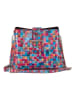 Mia Tomazzi Leder-Umhängetasche "Cipria" in Bunt - (B)21 x (H)17 x (T)10 cm