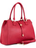 Lia Biassoni Leren handtas rood - (B)35 x (H)25 x (D)11 cm