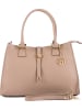 Lia Biassoni Leren handtas taupe - (B)35 x (H)25 x (D)11 cm