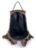 Lia Biassoni Leder-Rucksack "Cixerri" in Braun - (B)23 x (H)33 x (T)12 cm