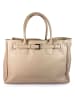 Lia Biassoni Leder-Henkeltasche in Beige - (B)38 x (H)28 x (T)15 cm