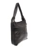 Lia Biassoni Leder-Schultertasche in Schwarz - (B)39 x (H)38 x (T)8 cm
