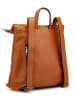 Lia Biassoni Leren rugzak cognackleurig - (B)34 x (H)41 x (D)12 cm