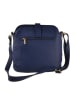 Lia Biassoni Leder-Umhängetasche in Dunkelblau - (B)29 x (H)26 x (T)12 cm