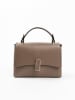 Lia Biassoni Leren handtas "Fegana" beige - (B)20 x (H)14 x (D)8 cm
