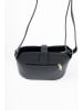 Lia Biassoni Leder-Umhängetasche in Schwarz - (B)24 x (H)22 x (T)10 cm