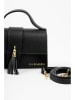 Lia Biassoni Leder-Henkeltasche in Schwarz - (B)20 x (H)13 x (T)6 cm