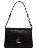 Lia Biassoni Leder-Schultertasche in Schwarz - (B)23 x (H)17 x (T)10 cm