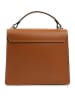 Lia Biassoni Leren handtas lichtbruin - (B)27 x (H)24 x (D)8 cm