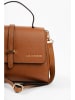Lia Biassoni Leren handtas lichtbruin - (B)23 x (H)19 x (D)12 cm