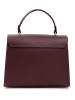 Lia Biassoni Leren handtas "Ensa" bordeaux - (B)26 x (H)22 x (D)12 cm