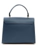 Lia Biassoni Leren handtas "Ensa" donkerblauw - (B)26 x (H)22 x (D)12 cm