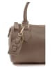 Lia Biassoni Leren handtas taupe - (B)22 x (H)17 x (D)13 cm