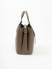 Lia Biassoni Leren handtas "Bardine" beige - (B)28 x (H)21 x (D)15 cm