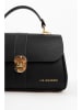 Lia Biassoni Leren handtas zwart - (B)27 x (H)19 x (D)13 cm