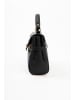 Lia Biassoni Leder-Henkeltasche in Schwarz - (B)30 x (H)22 x (T)10 cm