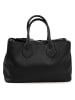 Lia Biassoni Leder-Shopper in Schwarz - (B)42 x (H)29 x (T)15 cm